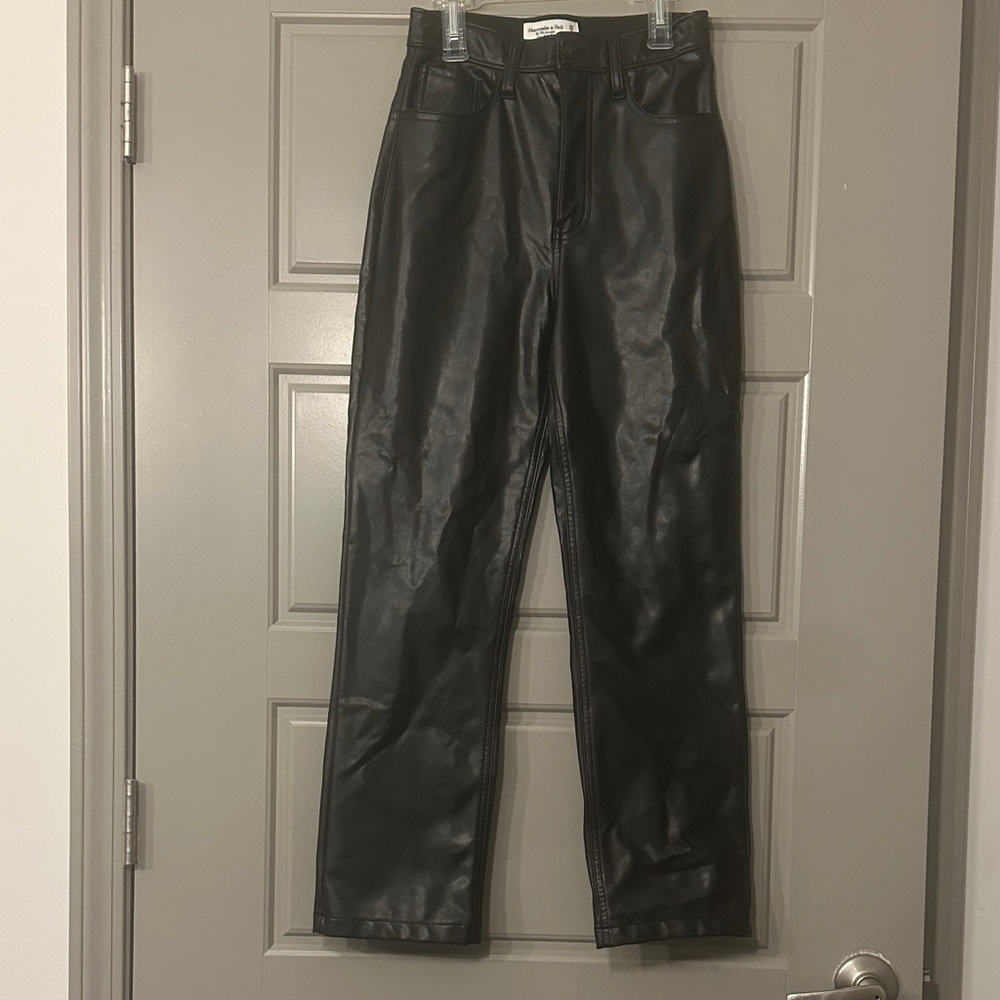 Abercrombie Faux Leather Pants